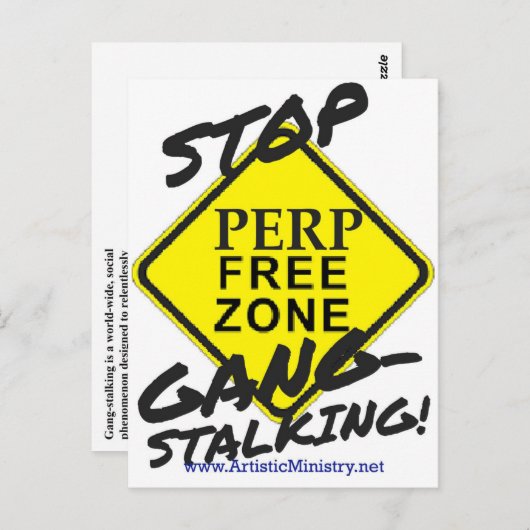 briefkaart stoppen met overlopen (Voorkant / Achterkant)