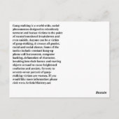 briefkaart stoppen met overlopen (Achterkant)