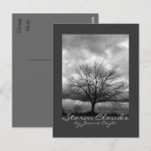 Briefkaart - 'Storm Clouds' van Joanne Coyle (Voorkant / Achterkant)