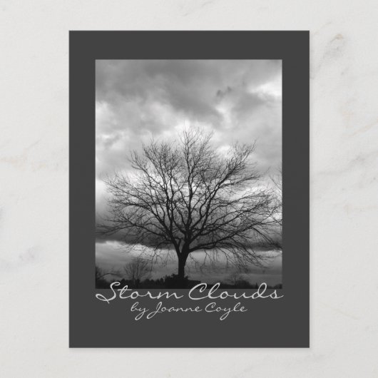 Briefkaart - 'Storm Clouds' van Joanne Coyle (Voorkant)