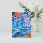 Briefkaart Stormy Waters (Staand voorkant)