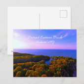 Briefkaart - strand van Durand Eastman in het naja (Voorkant / Achterkant)