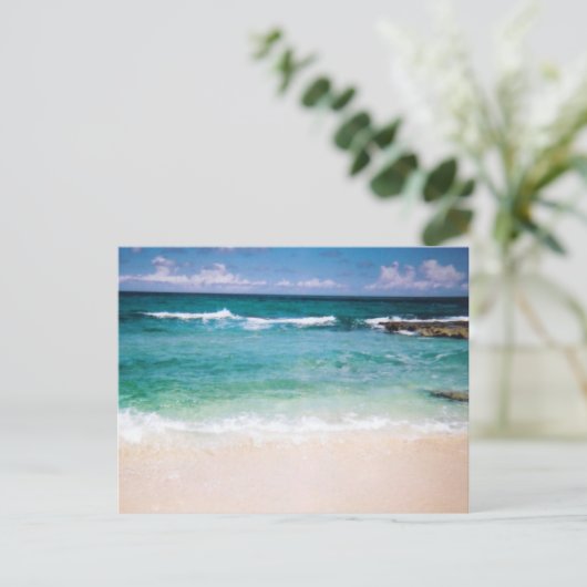 Briefkaart stranden (Staand voorkant)