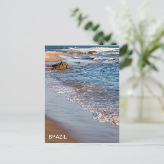 Briefkaart strandreizen Brazilië (Staand voorkant)