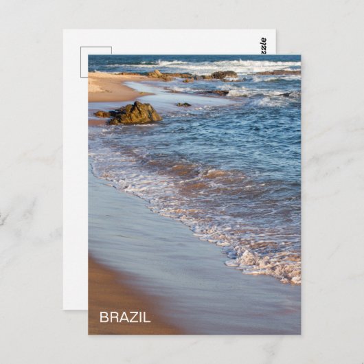 Briefkaart strandreizen Brazilië (Voorkant / Achterkant)