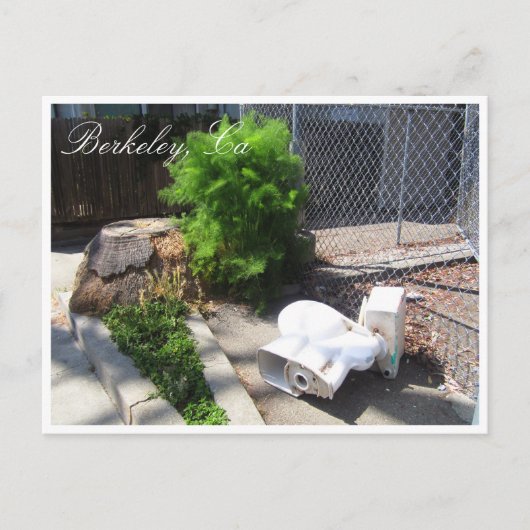 Briefkaart straten Berkeley (Voorkant)