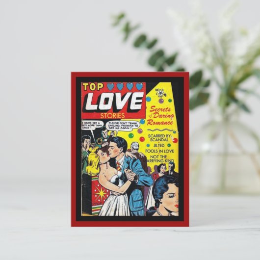 Briefkaart  Stripboek Hoesjes (Staand voorkant)