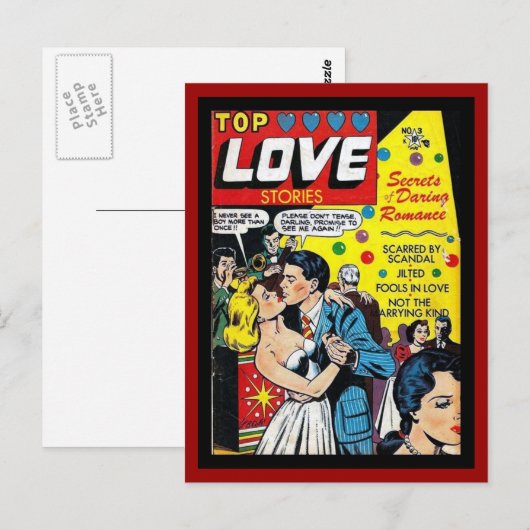 Briefkaart Stripboek Hoesjes (Voorkant / Achterkant)