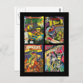 Briefkaart  Stripboek Hoesjes (Voorkant / Achterkant)