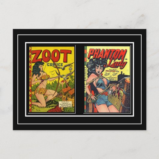 Briefkaart  Stripboek Hoesjes (Voorkant)