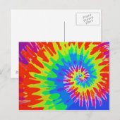 Briefkaart stropdas-kleurstof Cartoon (Voorkant / Achterkant)