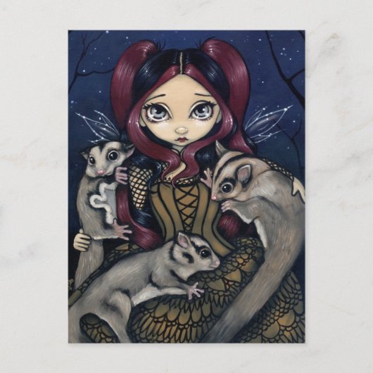 briefkaart "Suikergliders" (Voorkant)