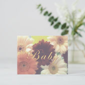 briefkaart "Summer Morning"-Baby (script) (Staand voorkant)