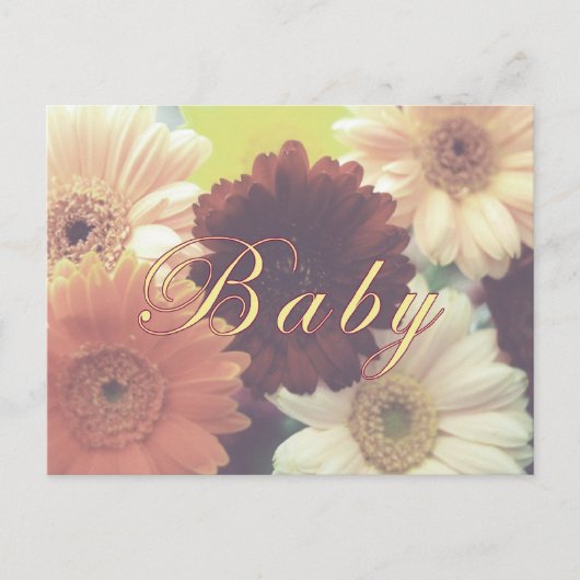 briefkaart "Summer Morning"-Baby (script) (Voorkant)