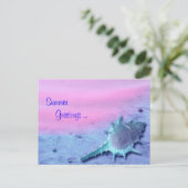 Briefkaart Summer Shell (Staand voorkant)