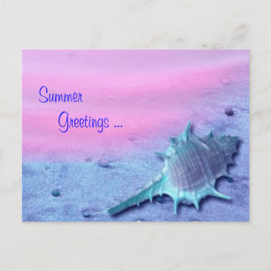 Briefkaart Summer Shell