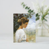 Briefkaart "Summer Sun" door kunstenaar Paul Milne (Staand voorkant)