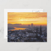 Briefkaart Sunrise boven Bonn in Duitsland (Voorkant / Achterkant)
