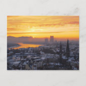 Briefkaart Sunrise boven Bonn in Duitsland (Voorkant)