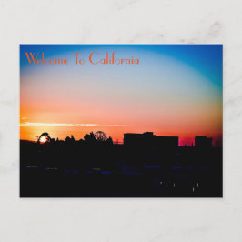 Briefkaart Sunset Anaheim