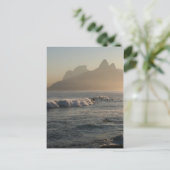briefkaart "Sunset at Arpoador, Rio de Janeiro" (Staand voorkant)