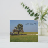 Briefkaart Sunset Beach North Carolina (Staand voorkant)