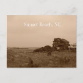 Briefkaart Sunset Beach North Carolina (Voorkant)