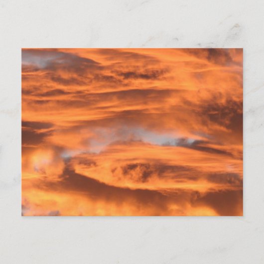 Briefkaart Sunset Clouds (Voorkant)