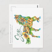 Briefkaart Sunshine Joy Horse (Voorkant / Achterkant)
