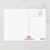 briefkaart superheld van rood en roze gingerbrood (Achterkant)