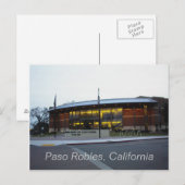 Briefkaart: Superior Court, Paso Robles, Californi Briefkaart (Voorkant / Achterkant)