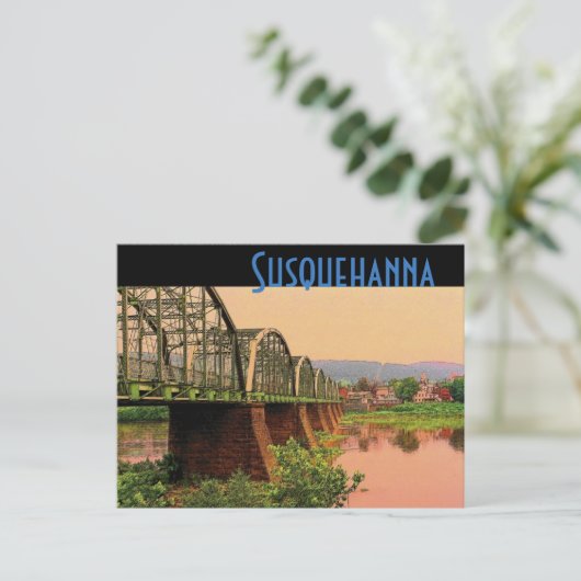 Briefkaart Susquehanna (Staand voorkant)