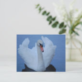 Briefkaart Swan (Staand voorkant)