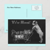 Briefkaart  Sweet Pets We hebben Adres verplaatst (Voorkant / Achterkant)
