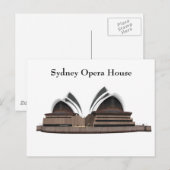 Briefkaart: Sydney Opera House Briefkaart (Voorkant / Achterkant)
