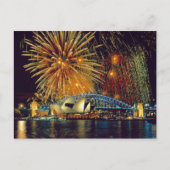 Briefkaart Sydney Opera House (Fireworks), Sydney (Voorkant)