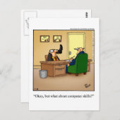 Briefkaart TaakjachtHumor (Voorkant / Achterkant)