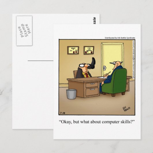 Briefkaart TaakjachtHumor (Voorkant / Achterkant)