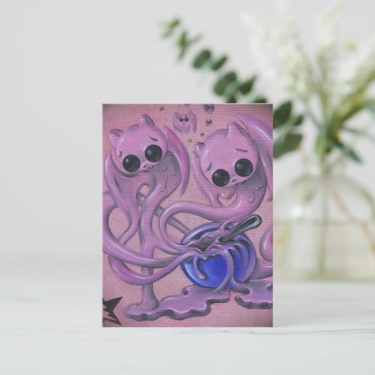 briefkaart taart batter (Staand voorkant)