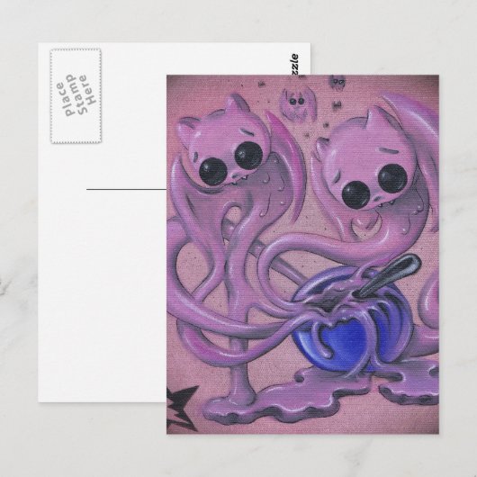 briefkaart taart batter (Voorkant / Achterkant)