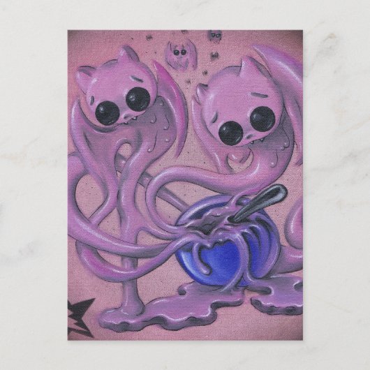 briefkaart taart batter (Voorkant)