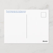 Briefkaart Tafel Blues (Achterkant)