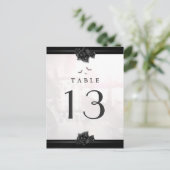 Briefkaart Tafel Kaarten Gothic Halloween Liefde (Staand voorkant)