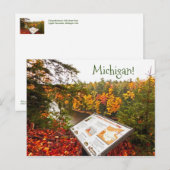 BRIEFKAART, TAHQUAMENON HERFSTEN STATE PARK, MICHI BRIEFKAART (Voorkant / Achterkant)