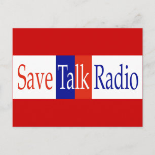 Briefkaart Talk-radio opslaan