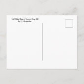 Briefkaart - Tall Ship, Bay Green Bay, WI (Achterkant)