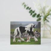 briefkaart "Tamlin and the Pups" (Staand voorkant)