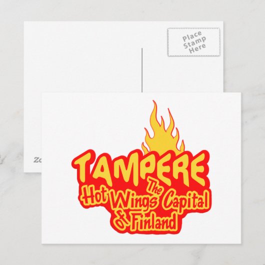 Briefkaart Tampere Hot Wings (Voorkant / Achterkant)