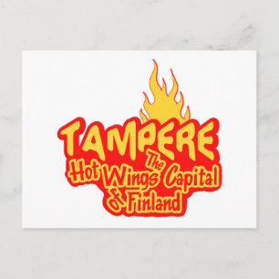 Briefkaart Tampere Hot Wings