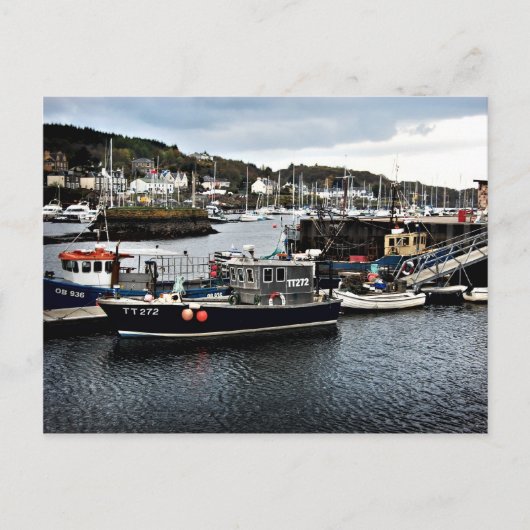 Briefkaart Tarbert Harbour (Voorkant)